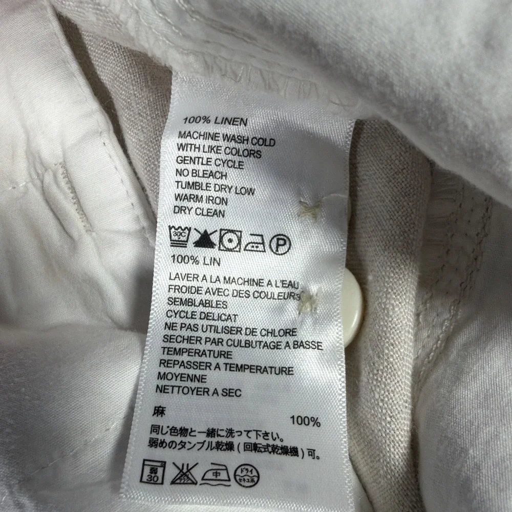 Tommy Bahama Relax 100% Linen Pants Mens XXL (FITS 40‎ X 27) Light Beige Beach